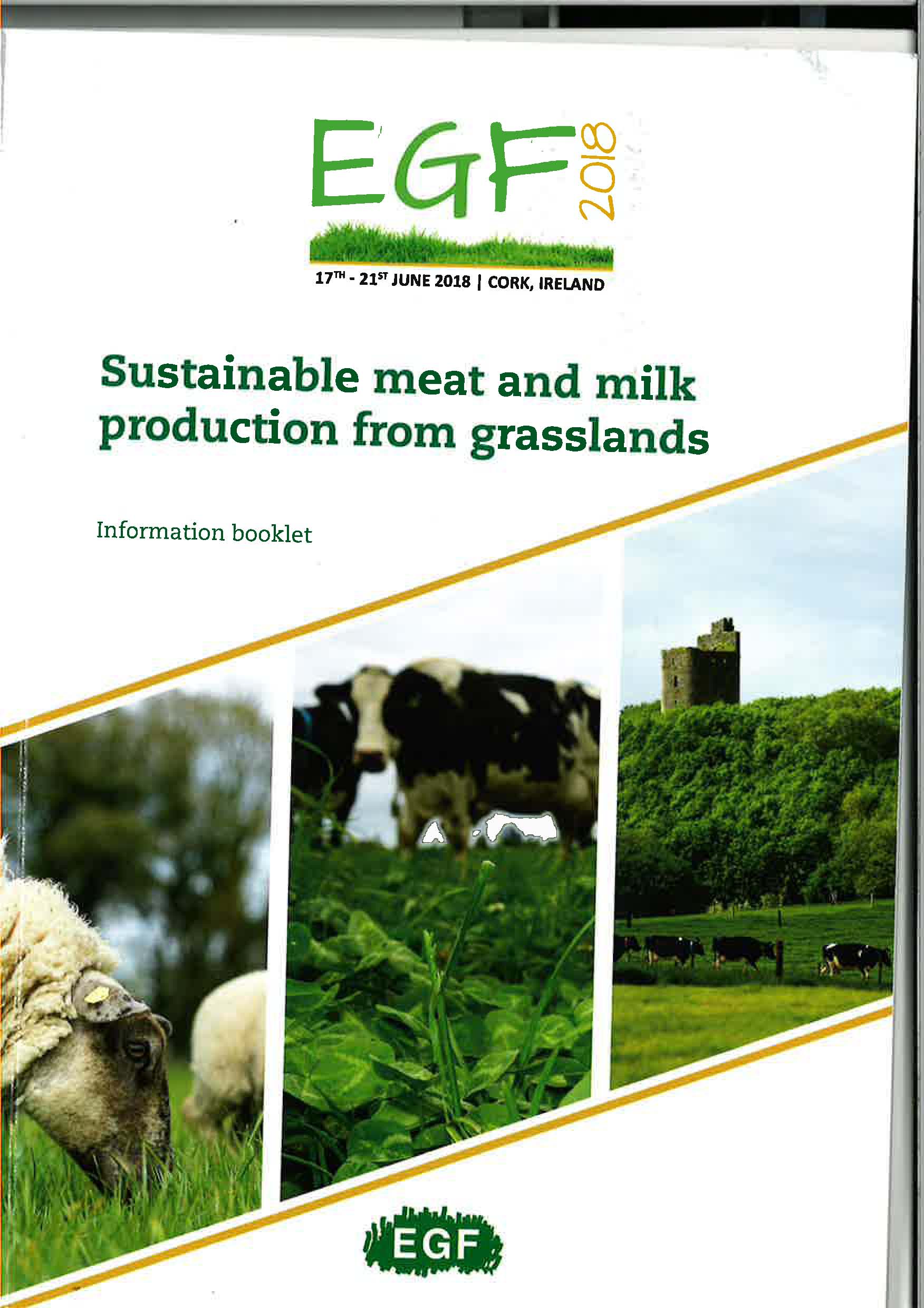 Presentación de resultados del proyecto en el congreso internacional EGF 2018 "Sustainable meat and milk production from grasslands"